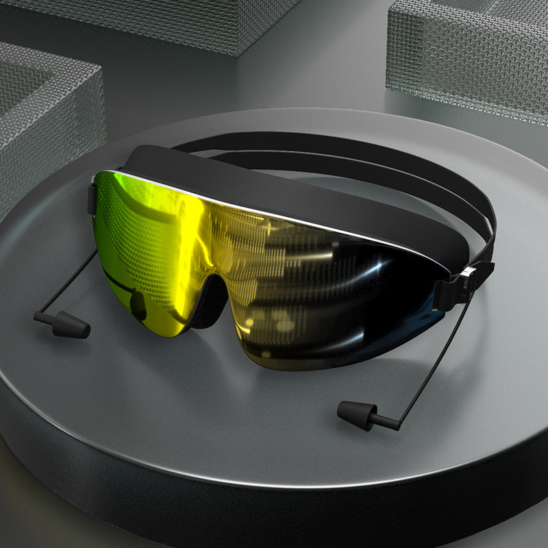 Adult Swimming Goggles For Men And Women With Earplugs In One