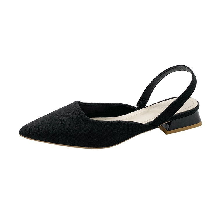 Women's Fashion Personality Solid Color Sandals