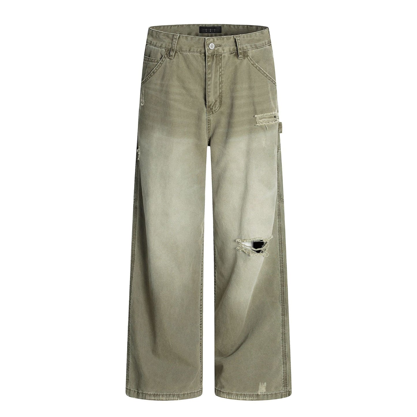 Retro Tattered Jeans Jeans