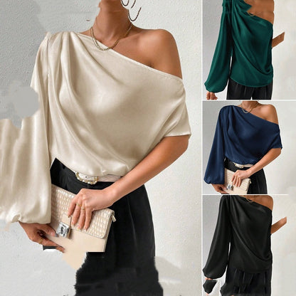 Sexy loose off-shoulder T-shirt