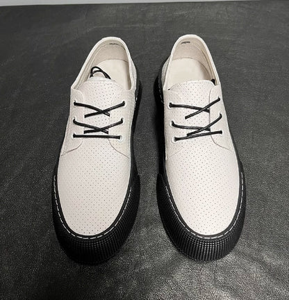 Breathable and comfortable casual soft leather shoes