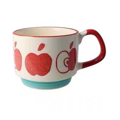 Ceramic colorful retro glaze coffee cup