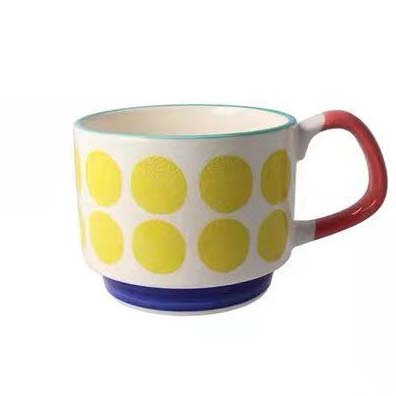 Ceramic colorful retro glaze coffee cup