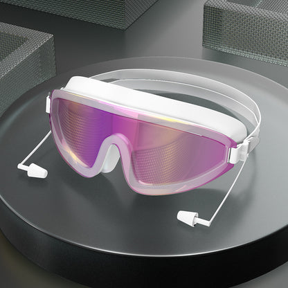 Adult Swimming Goggles For Men And Women With Earplugs In One