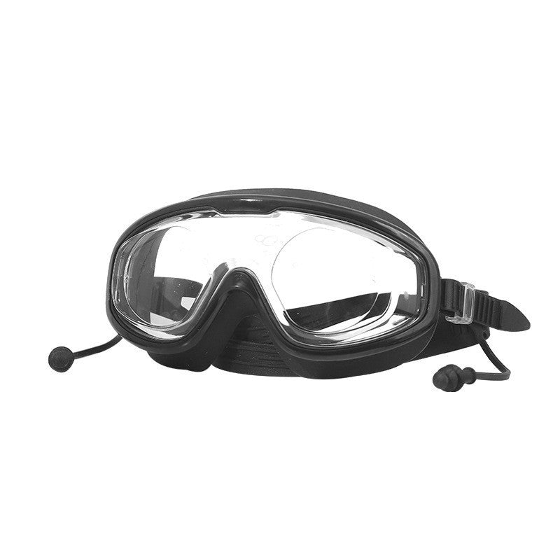 large frame waterproof and fogproof high definition swimming goggles