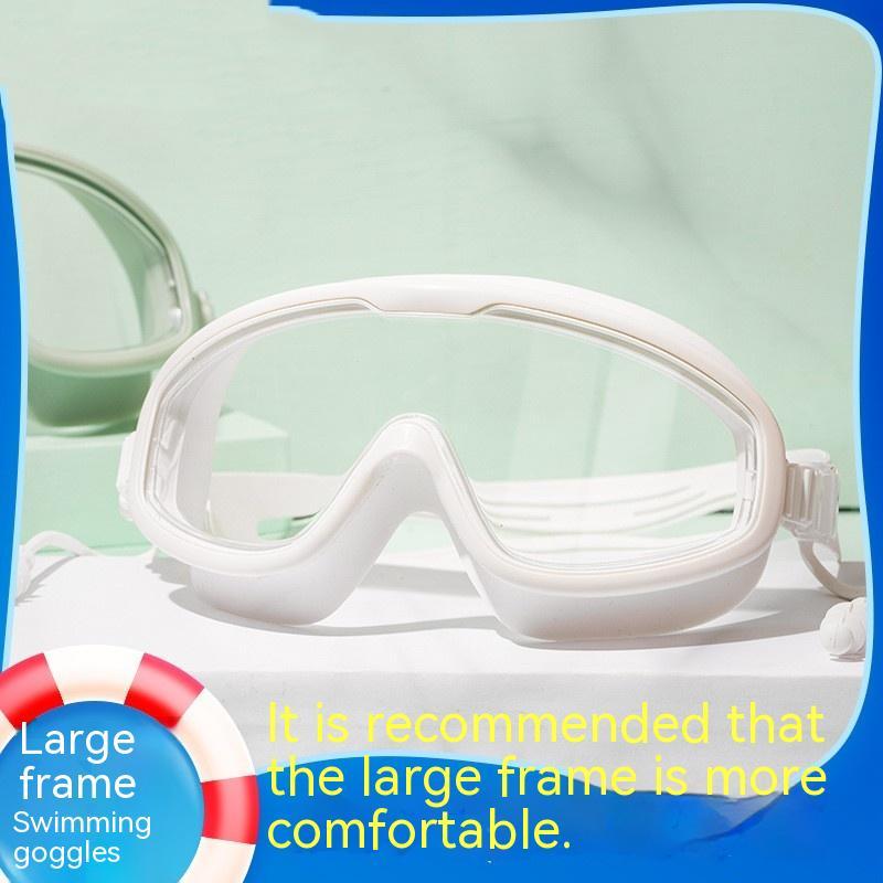 large frame waterproof and fogproof high definition swimming goggles