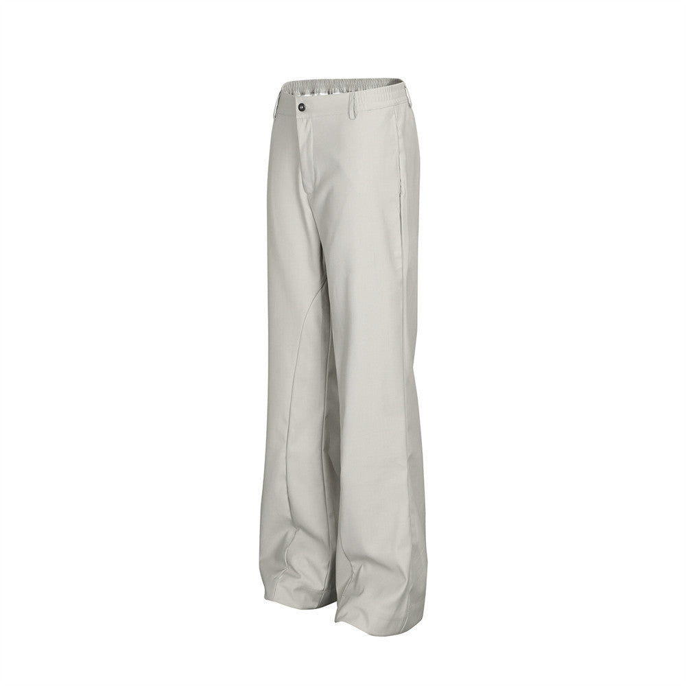 Bootcut Trousers Men's Trousers Loose Split Stitching