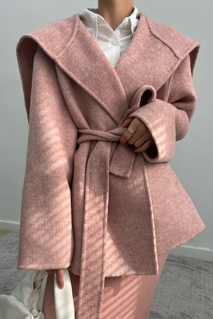 Thickened alpaca coat
