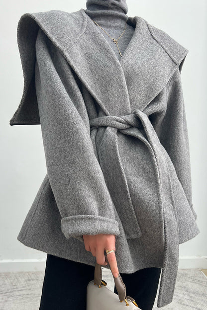 Thickened alpaca coat