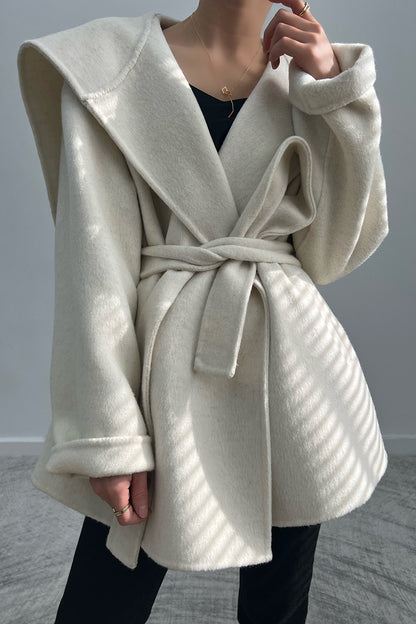 Thickened alpaca coat