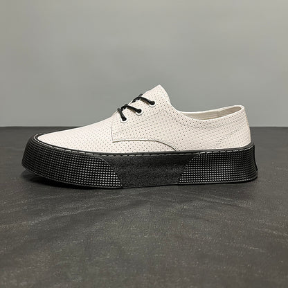 Breathable and comfortable casual soft leather shoes